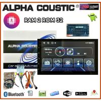 ราคา จอแอนดรอย 7 นิ้ว ALPHA COUSTIC | CPU 8 CORE ( A53 ) / ROM 32 GB / RAM 2 --- แอนดรอย 11 แท้ ( ล็อตใหม่ล่าสุด ) (2792449844)