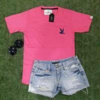 ราคา เสื้อยืดคอกลม CC-OO ปักนก ผ้า cotton (42845866)