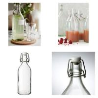 ราคา ขวดแก้ว จุกล็อคพลาสติก ikea 0.5 ลิตร/1 ลิตร พร้อมส่ง (1047330888)