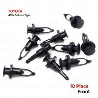 ราคา กิ๊บกันชนหน้า ตัวล่าง 10 ชิ้น ใส่ โตโยต้า Toyota Altis Soluna,Tiger,Camry,Altis,Fortuner ปี 2000-2014 (18359162187)