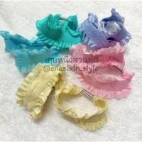 ราคา ยางรัดผมสีพาสเทลฟรุ้งฟริ้ง (2675802959)