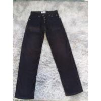 ราคา กางเกงยีนส์ขายาวชายสีดำ ทรงกระบอก กระดุม ผ้านิ่ม เอว 28 สะโพก 42 ยาว 41" (22061313892)