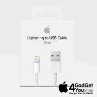 ราคา สายชาร์จไอโฟน Apple Lightning Cable 2M ของแท้ 100% โดย Foxconn สำหรับ iPhone/iPad มี Serial ไม่ซ้ำ มีกล่อง (788588165)