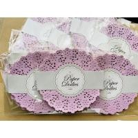 ราคา กระดาษดอลลี่ กระดาษรองขนม กระดาษดอลลี่ใช้รองขนมปิดปากถุง foodgrade แพ็คละ 100แผ่น คละ 5 สี ขนาด4.5 นิ้ว (17152577383)