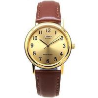 ราคา CASIO นาฬิกาข้อมือผู้ชาย สีน้ำตาล สายหนัง รุ่น MTP-1095Q-9B1 (7806638085)