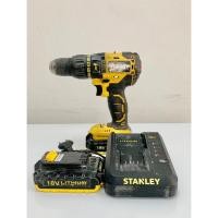 ราคา สว่านไร้สาย Brushless รุ่น SCB20D พร้อมเเบต STANLEY 18V 2 ก้อน (24670985994)