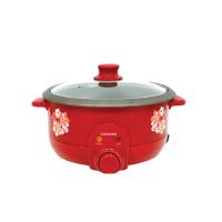 ราคา KASHIWA หม้อสุกี้ อเนกประสงค์ KW-3806 (Red) หม้อต้ม กระทะไฟฟ้า หม้อเคลือบ (187435495)