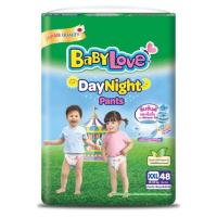 ราคา เบบี้เลิฟ เดย์ไนท์ แพ้นส์ กางเกงผ้าอ้อมสำเร็จรูป ขนาด XXL 15-25กก. สำหรับเด็กชายและหญิง 48 ชิ้น (3339939831)