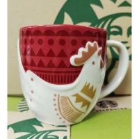 ราคา Starbucks Mug 12 Oz. Zodiac Red Rooster ของแท้ (25274024301)
