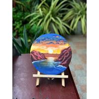 ราคา ภาพวาดสีอะคริลิคบนแผ่นไม้ (17799164274)