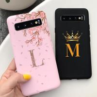 ราคา เคสโทรศัพท์มือถือ ลายดอกไม้ มงกุฎ สีดํา สีชมพู สําหรับ Samsung Galaxy S10+ deisgn 2023 S10 Plus SM-G975F DS (21581952445)