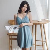 ราคา ชุดนอนเดรสสายเดี่ยว ผ้าซาติน ES.SHOP28 พร้อมส่ง ชุดนอนเซ็กซี่ ผู้หญิง ชุดนอนกระโปรง (4155469505)