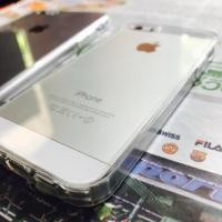 ราคา 5/5s/6/6s/6plus/7/7plus เคสใส ขอบนิ่มหลังแข็ง มีจุกกันฝุ่น (19861222)