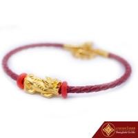 ราคา Bangkok Golds สร้อยข้อมือ ปี่เซี๊ยะ ทองคำ 99.99% น้ำหนัก 0.5 กรัม *ทองแท้ * มีใบรับประกัน (5952195969)