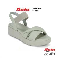 ราคา Bata บาจา Comfit รองเท้ารัดส้นเพื่อสุขภาพ รองรับน้ำหนักเท้า สำหรับผู้หญิง รุ่น RELAXED- LITE สีดำ 6016105 สีเทา 6017105 (23464268063)
