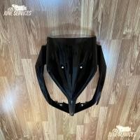 ราคา Click 110 i หัวฉีด (2008-2014) บังลมหน้า สีดำเงา (A35) (11196006373)