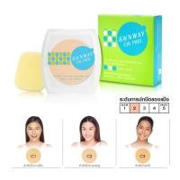 Sunway Oil Free Two-Way Powder Cake With Sponge (Refill) 11g