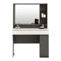 ราคา [ส่งฟรี!] โต๊ะเครื่องแป้ง ขนาด 100 ซม. รุ่น Element จัดส่งพร้อมติดตั้งฟรี (18216471867)