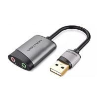 ราคา USB External Sound Card (Gray) 0.15M - Vention (25617247256)