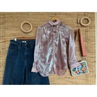 ราคา Shirt ผ้าแก้ว สีชมพูสวยมาก ❌ตำหนิ ผ้าสะกิดค่ะ อก 34 -35 ยาว 24 ใส่คลุมสวย Code: 2193(1) (25562065430)