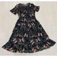 ราคา เดรสทำงานผ้าชีฟอง ไซส์ S ป้าย HuiMei อก32-34เอว 26 ยาว39 (24665139086)