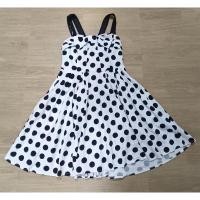 ราคา เดรสเกาะอกลายจุด งานป้ายGrace (20985790295)