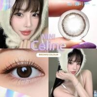 ราคา **มีค่าสายตา**Mini Celine คอนแทคเลนส์ไอเลนส์ ค่าน้ำ60% Dia14.0 (สีน้ำตาล) (25067599174)
