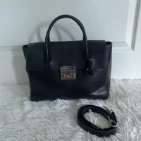 ราคา กระเป๋า Furla Medium metropolis satchel in Black ของแท้มือ2 (8391578097)