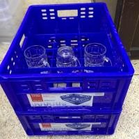 ราคา ลังใส่แก้วเบียร์ ลังคว่ำแก้ว สำหรับใส่แก้วมีหู ขนาด 12 ช่อง สีแดง/สีน้ำเงิน (ราคาต่อ 1 ใบ) (2425177451)