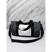 ราคา Duffle bag​ M กระเป๋า​ผ้าวินเทจ ​ทรงหมอน​-ทรงกระบอก​ สีเทา/ขาว/ดำ (12607573814)