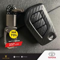 ราคา เคสกุญแจรีโมทรถยนต์ เคฟล่าด้าน Matt Carbon Fiber ยี่ห้อ TOYOTA Altis Revo แถมฟรีพวงกุญแจหนัง Design หรู (4852381111)