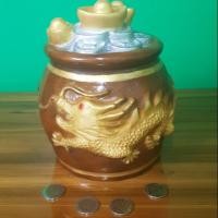 ราคา กระปุกออมสิน โอ่งมังกร โอ่งเงินโอ่งทอง เงินทองล้นโอ่ง (3235163865)