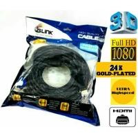ราคา สาย HDMI M/M แบบ สายถัก อย่างดี GLINK รุ่น GLINK-29 สายยาว 15 เมตร ULTRA High Seed (7030632998)