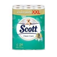 ราคา ส่งฟรีสก็อตต์ (Scott) คลีนแคร์ กระดาษชำระ ขนาด XXL 24 ม้วน (2344973370)