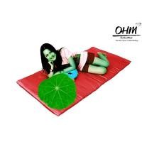 ราคา OHM ปลอกที่นอนปิคนิคแบบซิป ผ้าเครปซาติน 220 เส้น ขนาด 5 ฟุต (60 นิ้ว x 78 นิ้ว x 2 นิ้ว) สีแดง (1558416411)