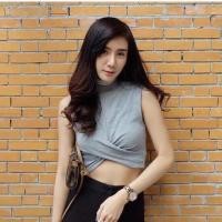 ราคา เสื้อแขนกุดผ้าเรย่อน (158762106)