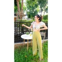 ราคา กางเกงทรงกระบอกกลาง ซิป ตะขอหน้า (24214768958)