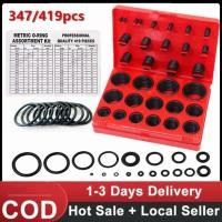 ราคา ยางโอริง 347pcs+419pcs O-Ring Assortment Nitrile Rubber โอริงปืนอัดลม ยางโอริงปืนลม (26456581385)