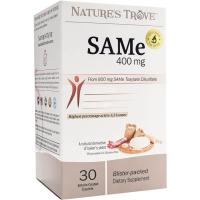 ราคา Nature's Trove SAM-e 400 mg. 30 Enteric Coated Caplets สนับสนุนอารมณ์ที่ดี ส่งเสริมสุขภาพของข้อต่อ ข้ออักเสบ ข้อเสื่อม (24481198754)