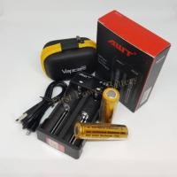 ราคา เครื่องชาร์จAWT PC2-2Aพร้อมถ่านVapcell INR18650 2000mAh(2ก้อน)ของแท้ (2076200170)