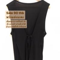 ราคา เสื้อคลุม ยาวเหนือเข่า ผ่าข้างผ่าหน้าและหลัง ด้านหลังผูกโบว์ได้ (6938703544)