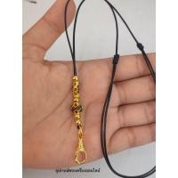 ราคา สร้อยพระเชือกร่มเคลือบพร้อมก้ามปูทองสูตร 50 สตางค์ (5246678379)