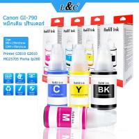 ราคา L&C GI 790 หมึกเติม ปรินเตอร์ GI-790 หมึกเติม หมึก 4 สี สำหรับ แคนนอน Canon Pixma G1010/G2010/G3010 (25064256826)