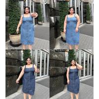 ราคา ่เดรสยีนส์สายใหญ่ ทรงสอบซิบหน้า แพทเทิร์นทรงเต้าสวยมาก ตีเกร็ดต่อด้านหน้า สม็อคหลัง พลัสไซส์ แฟชั่นสาวอวบอ้วน (25682577300)