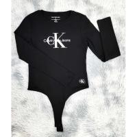ราคา เสื้อบอดี้สูท CALVIN KLEIN สีดำแขนยาว (25229937683)
