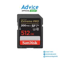 ราคา SANDISK 512GB SD Card Extreme Pro SDSDXXD-512G-GN4IN (200MB/s.) - A0144997 (25376090599)
