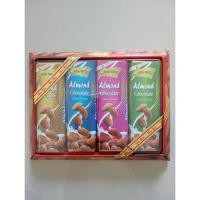 ราคา ็็HER WEI Almond Chocolate : ช็อคโกเเลตนมผสมอัลมอนด์ สินค้ามาเลเซีย ผลิตภัณฑ์ ฮาลาล อิสลามทานได้ ทานเล่น อร่อย (25428667068)
