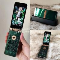 ราคา SHARP AQUOS K (SHF34) สี Royal Green มือถือฝาพับญี่ปุ่น โทรในไทยได้ หายาก - au KDDI#6435 (24015703544)