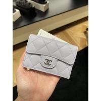 ราคา [ของแท้] New CHANEL Classic Small Trifold Wallet Holo 31 Full Set (13827845741)