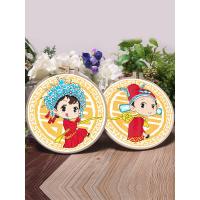 ราคา นักวิชาการที่มีพรสวรรค์และสุภาพสตรีที่สวยงาม11กะรัตไม่ใช่ เย็บปักถักร้อยเต็มรูปแบบที่เรียบง่ายทันสมัยปักครอสติงานศิลปะตกแต่งผนัง37x37ซม.(ชุดสองชุด) (25132748576)